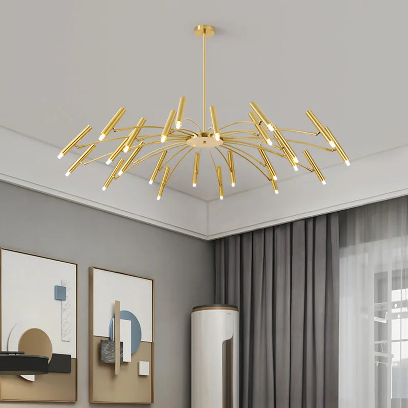 Afralia™ LED Ceiling Chandelier: Minimalist Nordic Home Lighting for Living Room, Bedroom, Dining Area