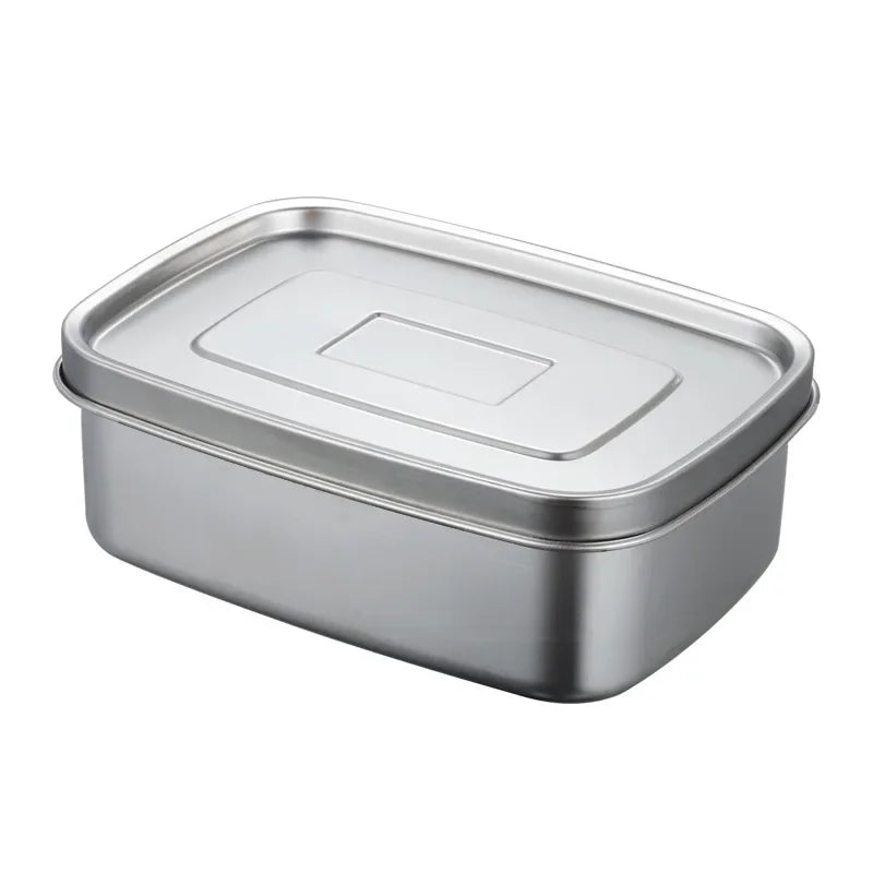 Afralia™ Stainless Steel Double Layer Lunch Box for Kids and Adults