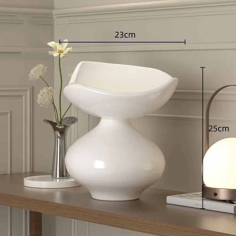 Ceramic Fruit Dish Desktop Organizer by Afralia™ - Home Decor Figurine Collection