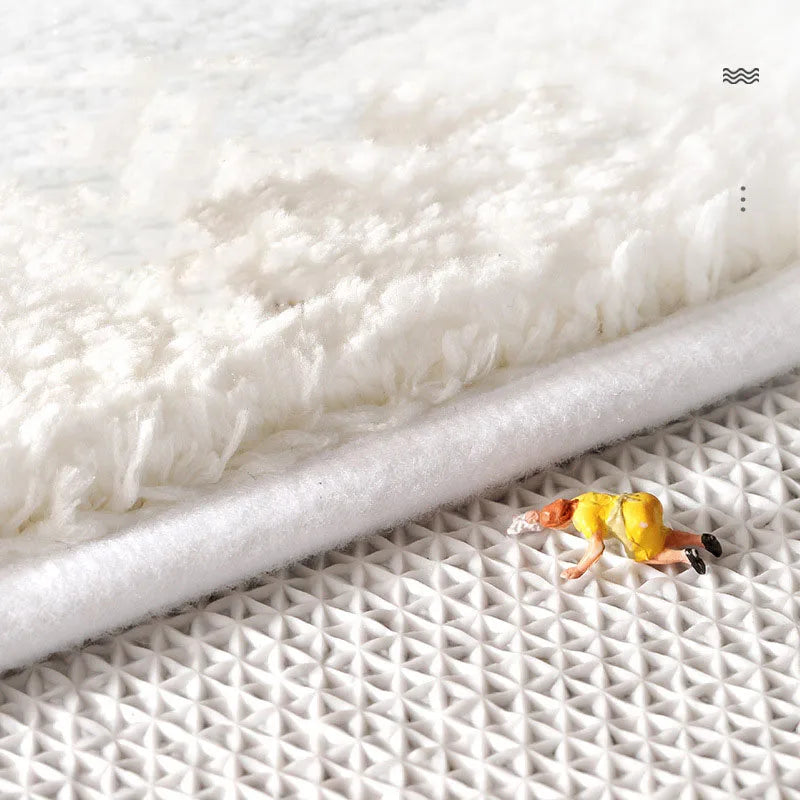 Afralia™ Flocked Embroidery Bathroom Mat Thicken Super Absorbent Water Quick-drying Anti-Slip Rug