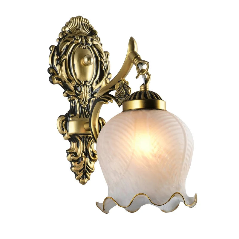 Afralia™ Classic Gold Wall Sconce for Bedroom Kitchen Stairway Lighting