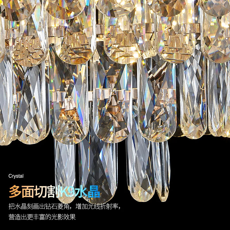 Afralia™ Modern Crystal Chandelier for Luxe Living Ambiance