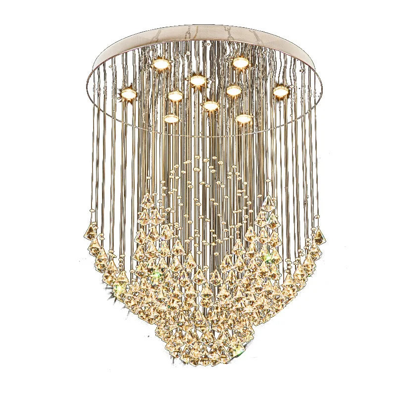 Afralia™ Crystal Chandelier for Living Room, Bedroom, Dining Room, Staircase