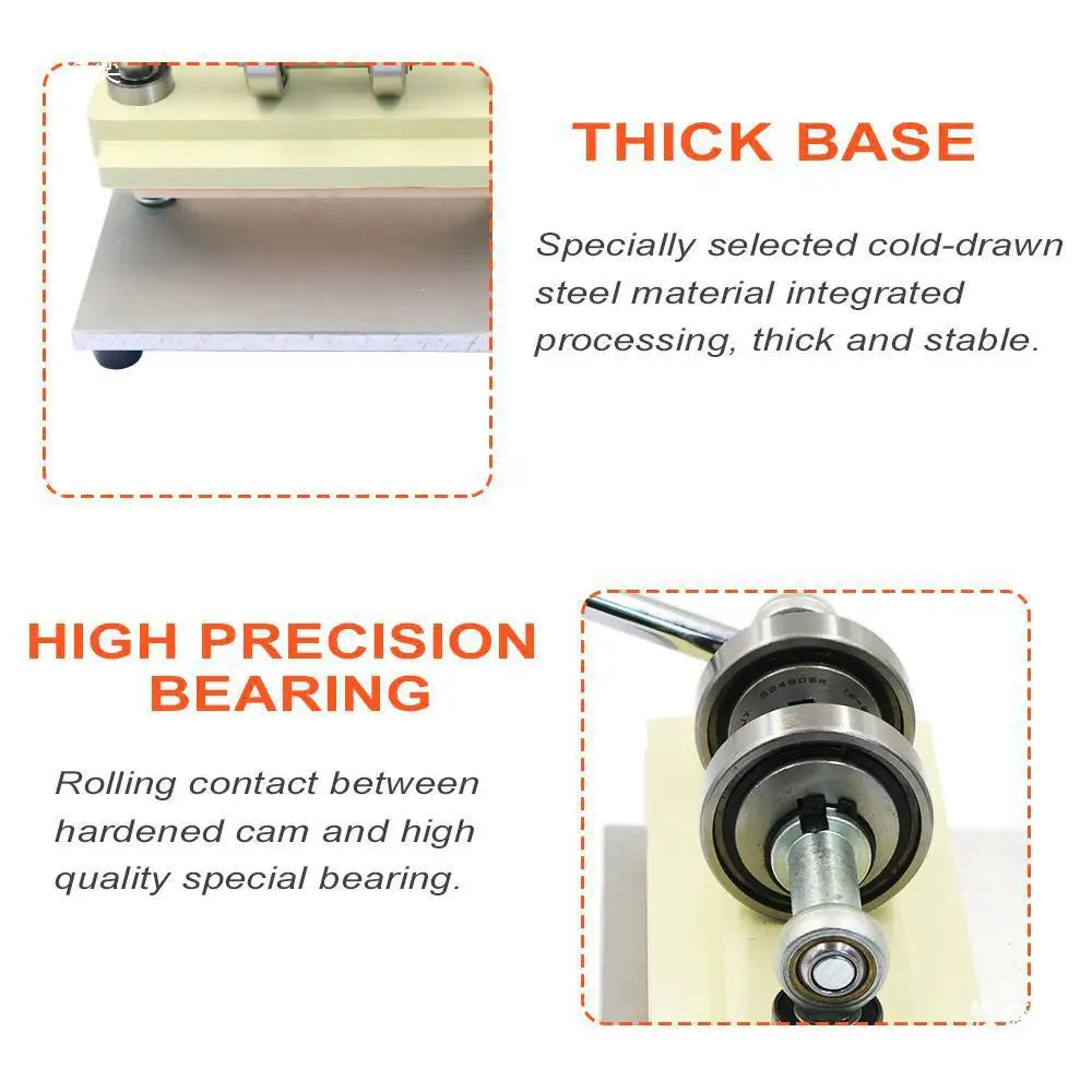 Afralia™ Leather Cutting Machine for DIY Crafts - Manual Press Punching Tool