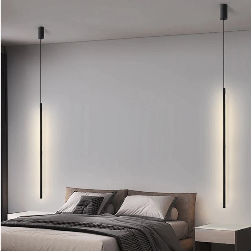 Afralia™ Modern Minimalist LED Pendant Chandelier - Bedroom Living Dining room Light Fixture