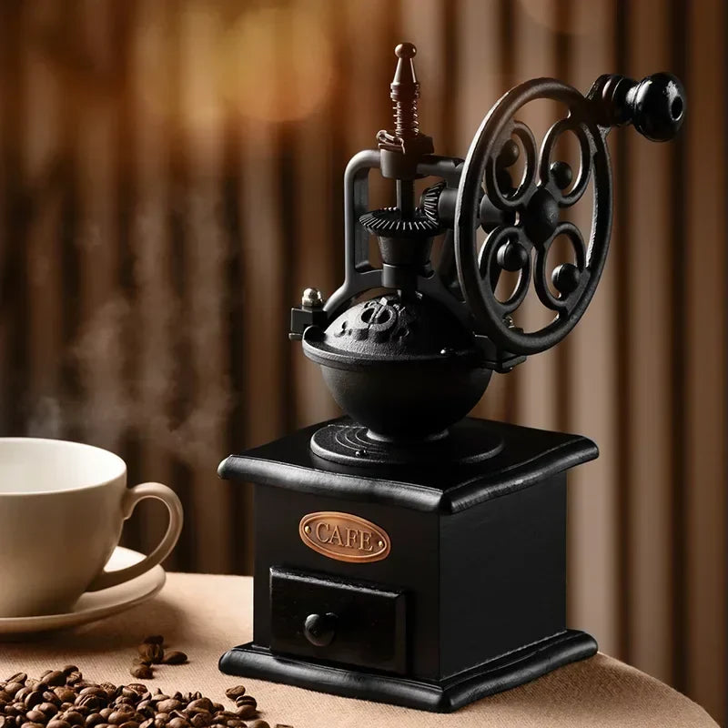 Afralia™ Ferris Wheel Coffee Grinder with Ceramic Grinding Core for Safe & Professional Grinding