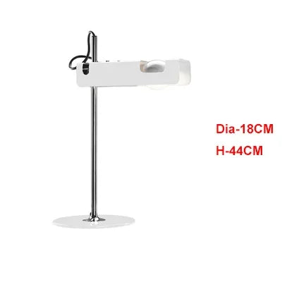 Afralia™ Silver Spider Table Light: Adjustable Design Lamp for Living Room, Bedroom, Hotel