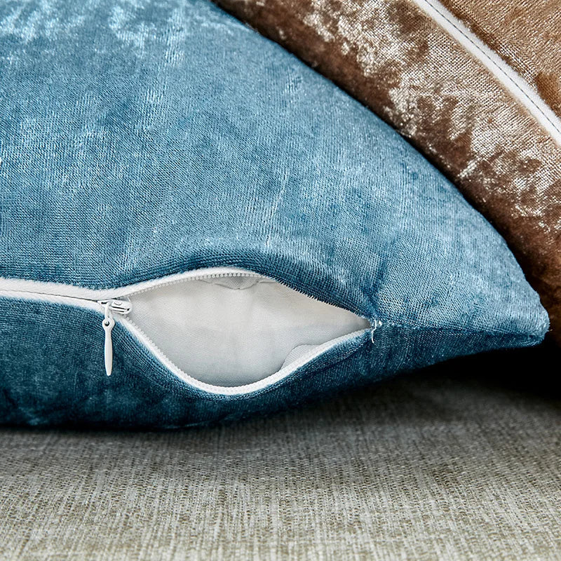 Afralia™ Velvet 60x60 cm Super Soft Sofa Throw Pillow for Shining Living Room Decoration