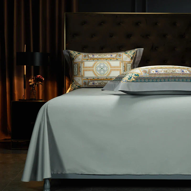 Afralia™ Luxury Vintage Bedding Set, 1000TC Egyptian Cotton, Silky Satin, Bohemia Duvet Cover