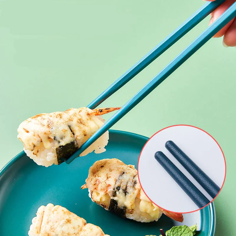 Afralia™ Polymer Sushi Chopsticks Set - Colorful Reusable Japanese Sticks
