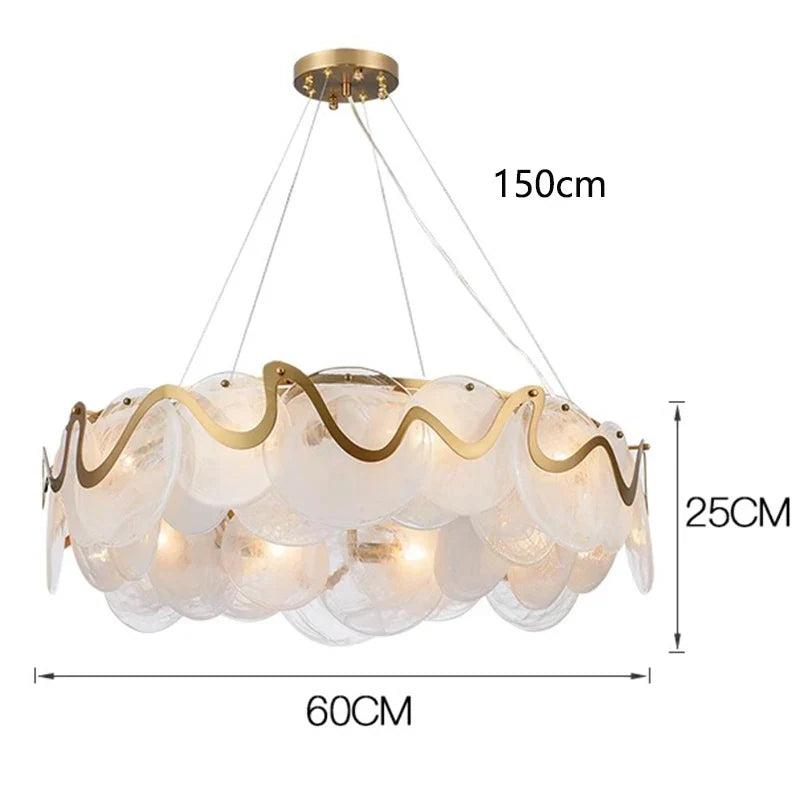 Afralia™ Modern LED Pendant Chandeliers for Living Room & Dining Room