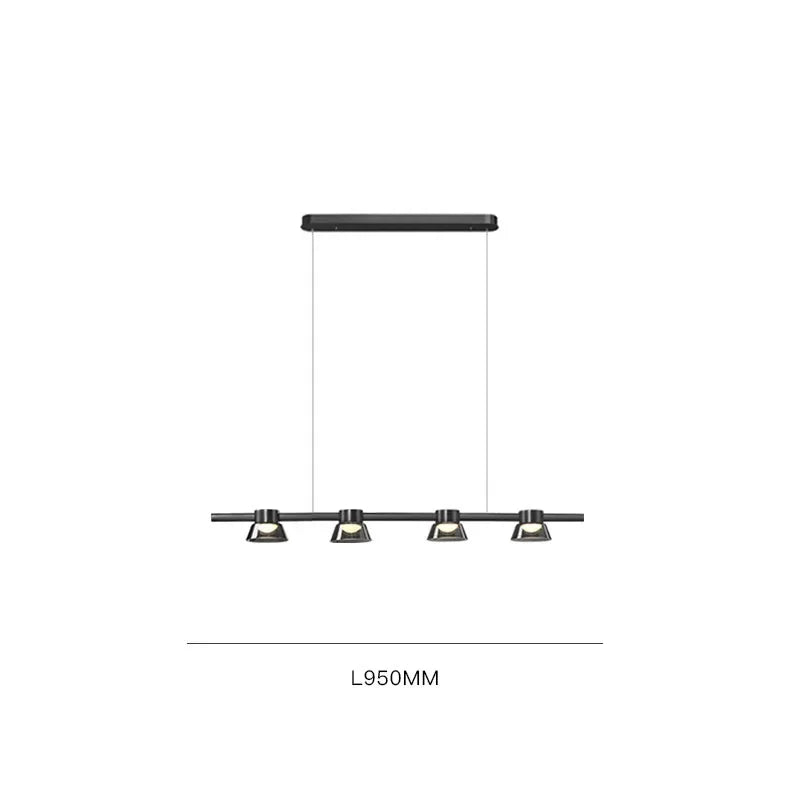 Afralia™ Nordic Minimalist LED Pendant Chandelier for Kitchen Island, Living Room, and Restaurant