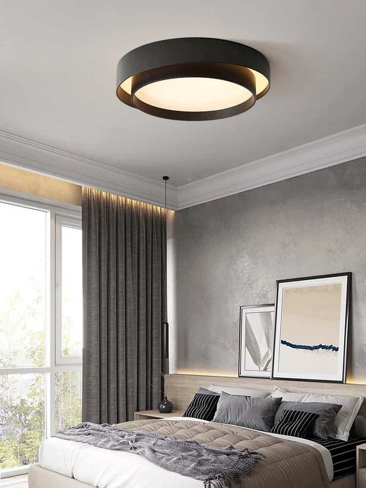 Afralia™ Round Ceiling Lamp: Creative Minimalist Design for Bedroom, Living Room, Study