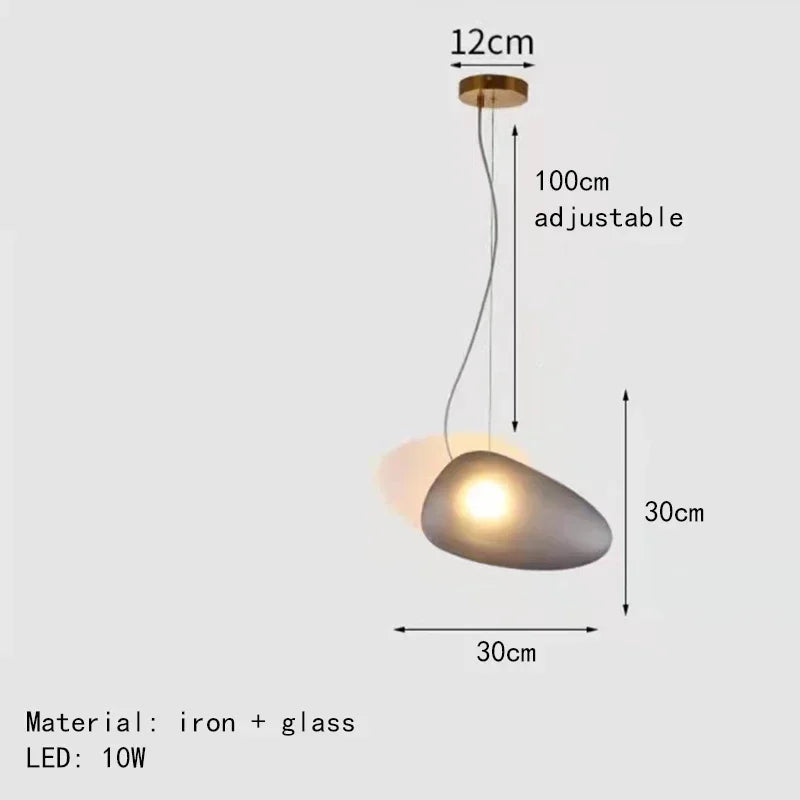 Afralia™ Nordic LED Pendant Chandelier for Dining Kitchen Study Bedroom Lighting