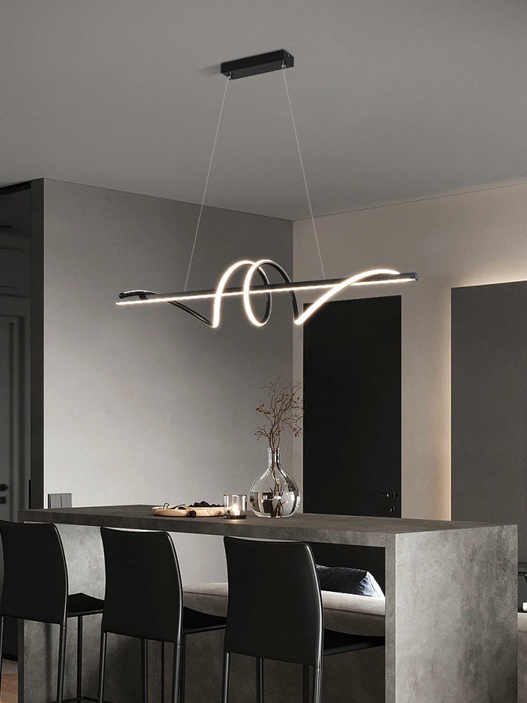 Afralia™ Modern LED Pendant Lights for Living Room Dining Kitchen Office Home Decor