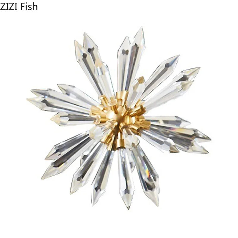 Afralia™ Crystal Sea Urchin Sculpture: Abstract Metal Artwork Desk Decoration