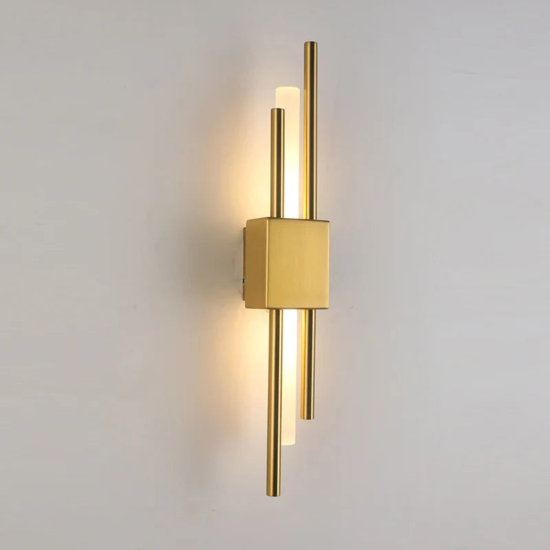 Afralia™ Acrylic Pipe LED Wall Lamp: Modern Stylish Wall Sconce for Living Room, Bedroom, Hallway