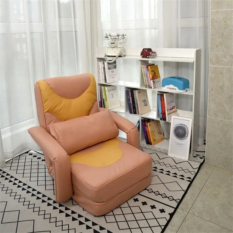 Afralia™ Modern Foldable Lounge Chair for Home and Balcony Comfort