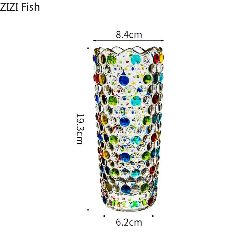 Afralia™ Glass Vase Hydroponics Flower Pots Desk Decoration Floral Vases