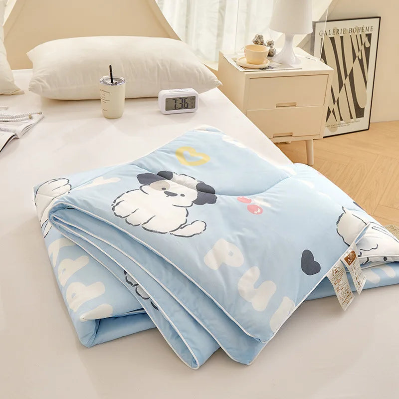 Afralia™ Summer Chill Quilt: Soft, Silky & Breathable Cooling Comforter