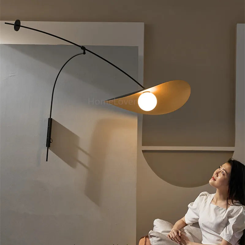 Afralia™ Metal Swing Arm Wall Lamp Vintage Sconce Adjustable Light Bedside Reading