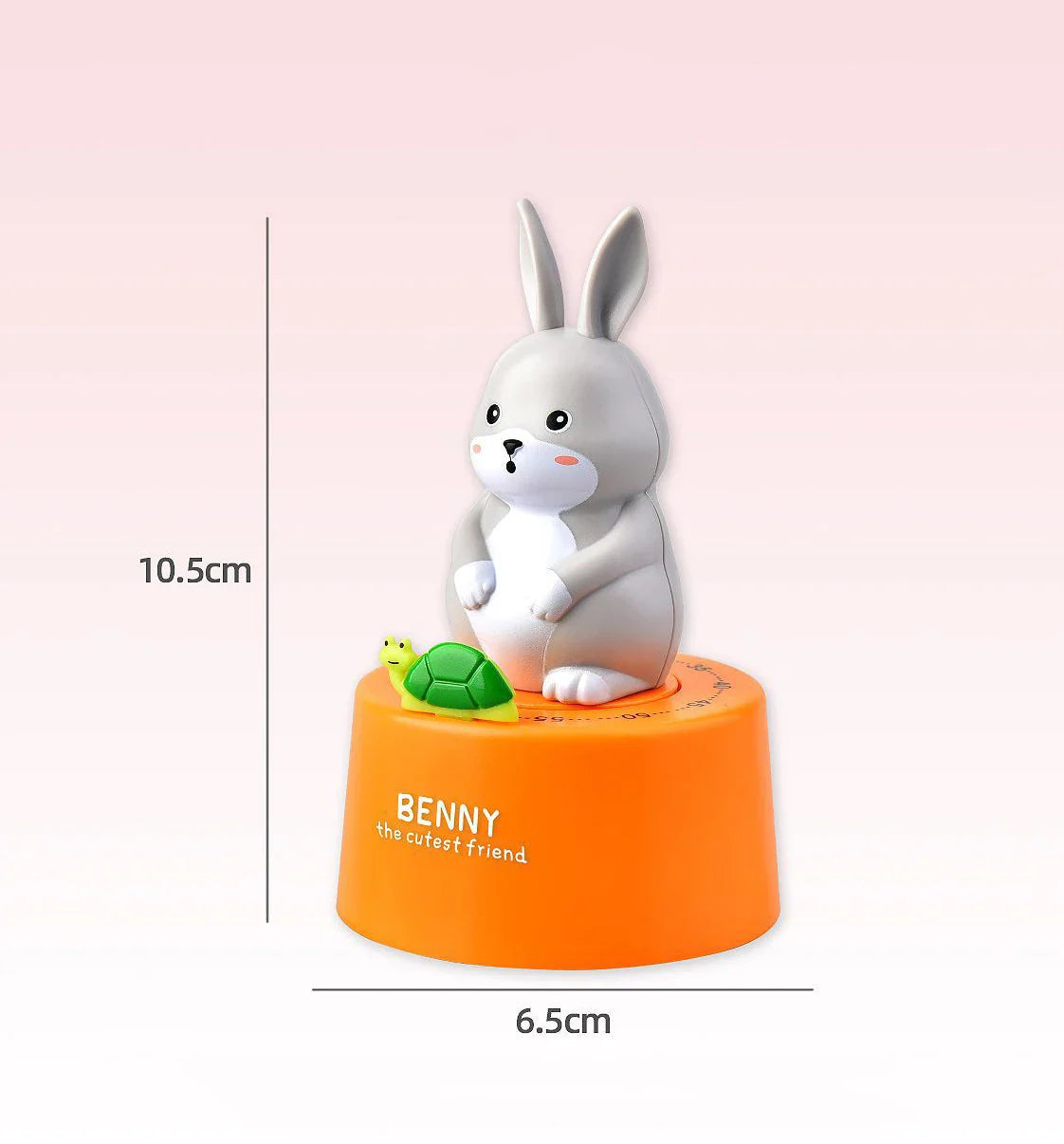 Afralia™ Rabbit Shape Mechanical Timer - Student Exam Timer