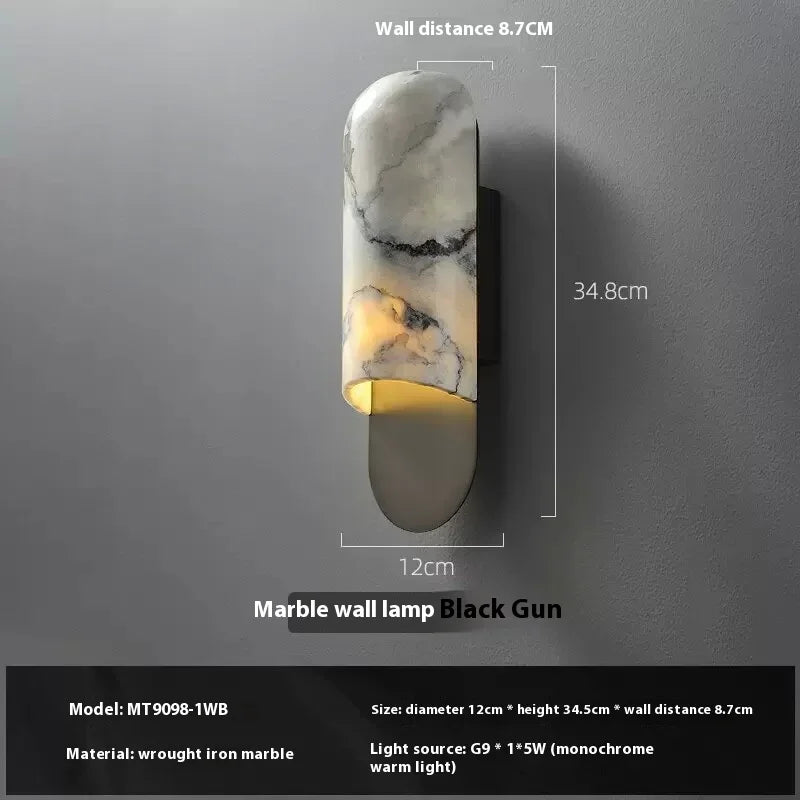 Afralia™ LED Wall Lamp for Living Room, Bedroom, Study, and Staircase Settings