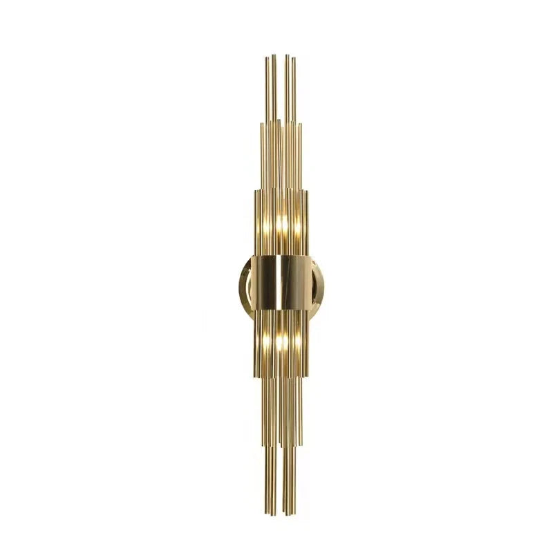 Afralia™ Stainless Steel Glass G9 Wall Lamp for Foyer, Bedroom, Aisle - Indoor Sconces