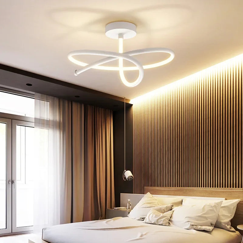 Afralia™ Modern LED Ceiling Light for Bedroom Living Dining Room