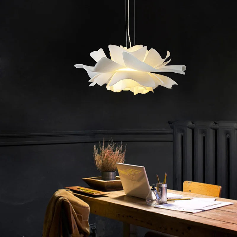 Afralia™ Scandinavia Flower Acrylic Pendant Chandelier for Kitchen Living Room