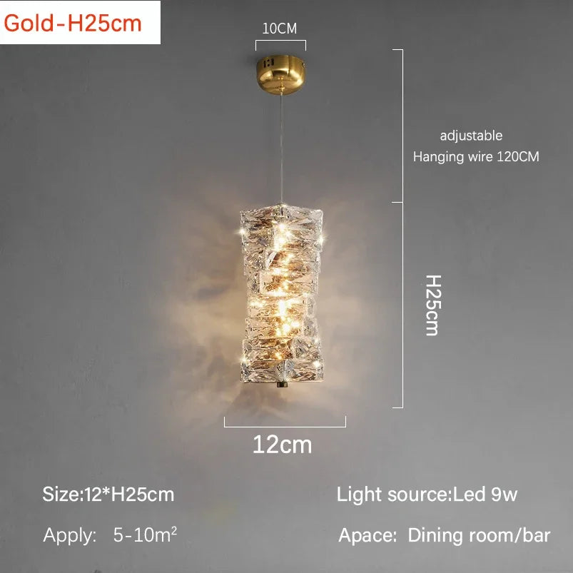 Afralia™ Crystal LED Ceiling Chandelier: Modern Luxury Living Room Wall Lamp