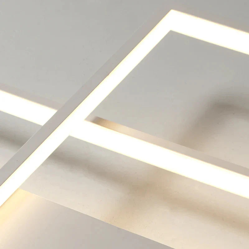 Afralia™ Square LED Ceiling Light for Home Lighting in Various Voltages