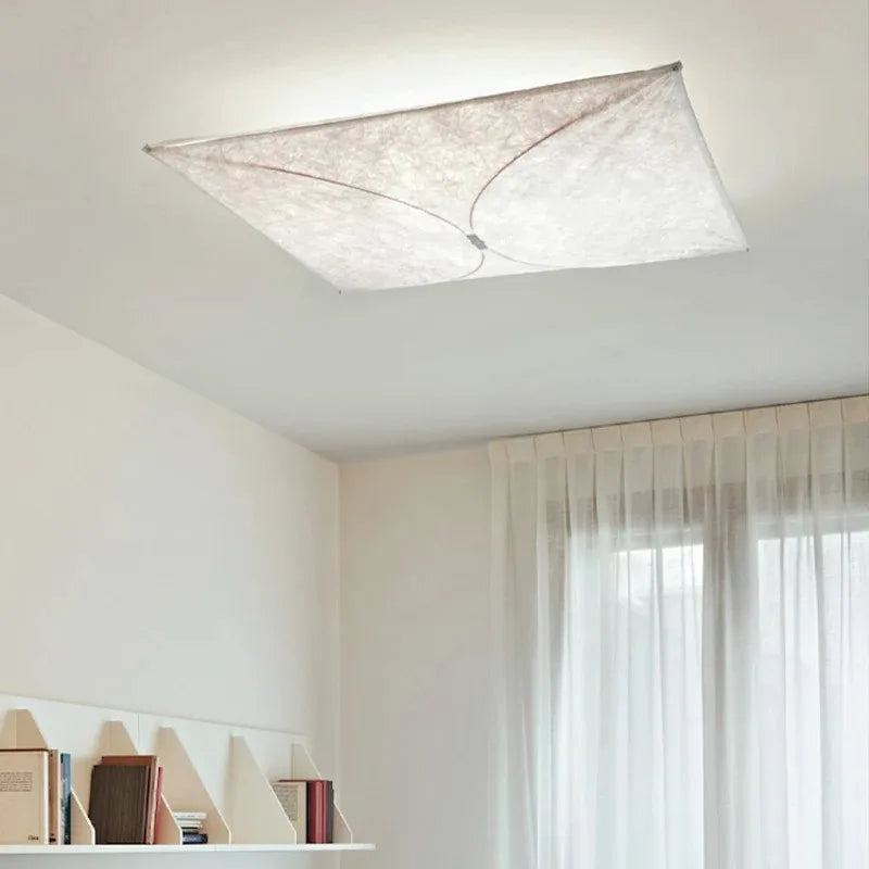 Afralia™ LED Square Fabric Wall Lamp | Minimalist Design for Living Room, Bedroom, Corridor