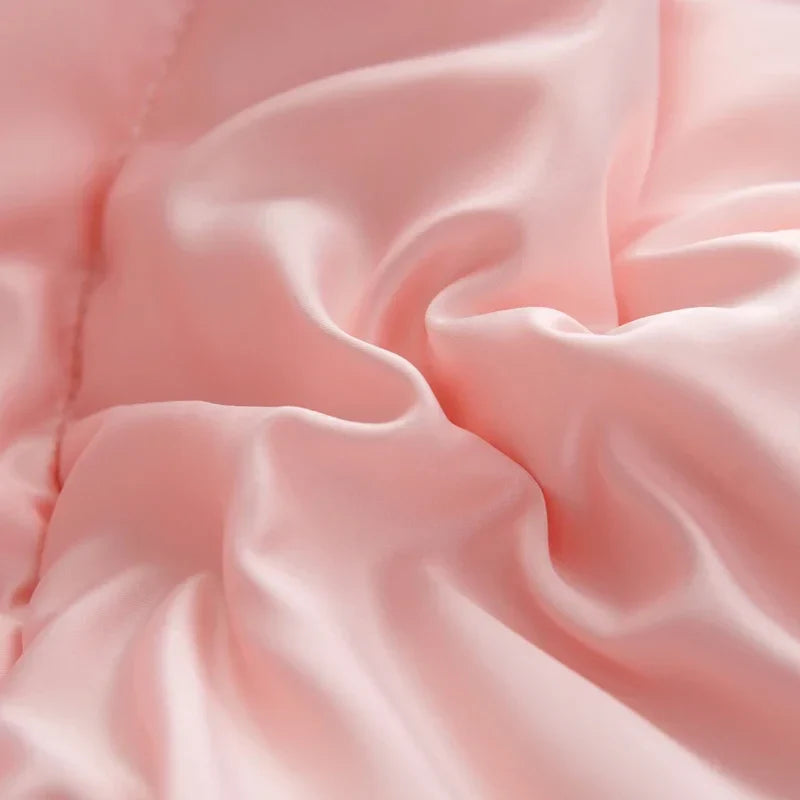 Afralia™ Silky Comforter Set: High-End Summer Double Quilt, Light & Airy, Machine Washable