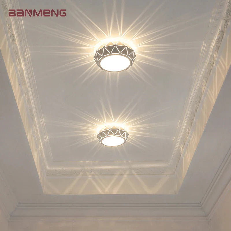 Afralia™ LED Ceiling Light: Simplicity 5W 12W Dimmable Cylinder Lamp for Aisle Corridor