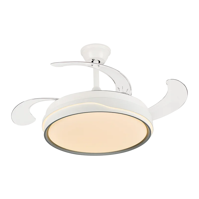 Afralia™ Ceiling Fan Light Remote Control LED Lamp for Bedroom, Dining Room Home Appliance