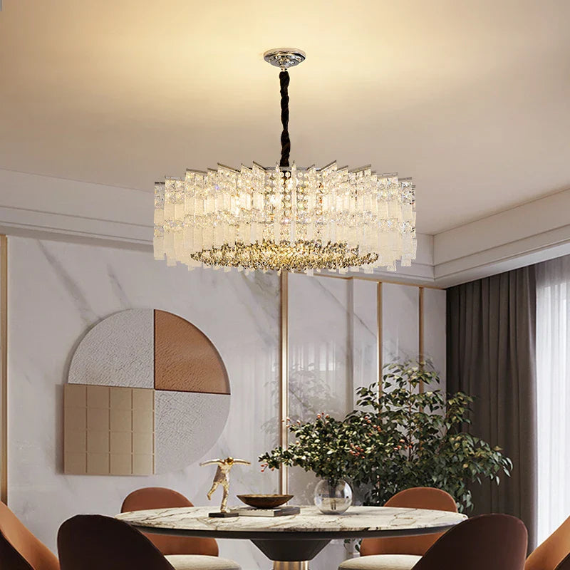 Afralia™ Crystal Light: Modern Elegant Lighting for Living Room, Dining Room, Bedroom