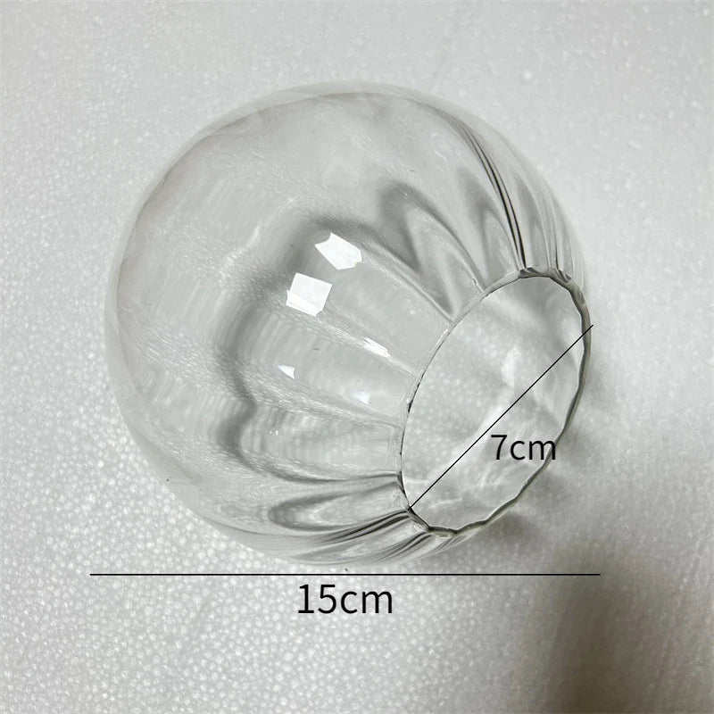 Afralia™ Glass Ball Pendant Lamp Stained Wall Fixture Decor Accessories