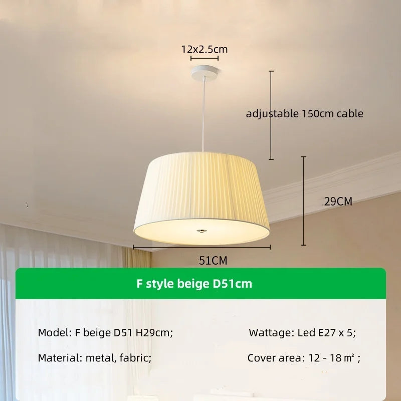 Afralia™ Modern Minimalist E27 LED Pendant Chandelier for Dining Room and Bar