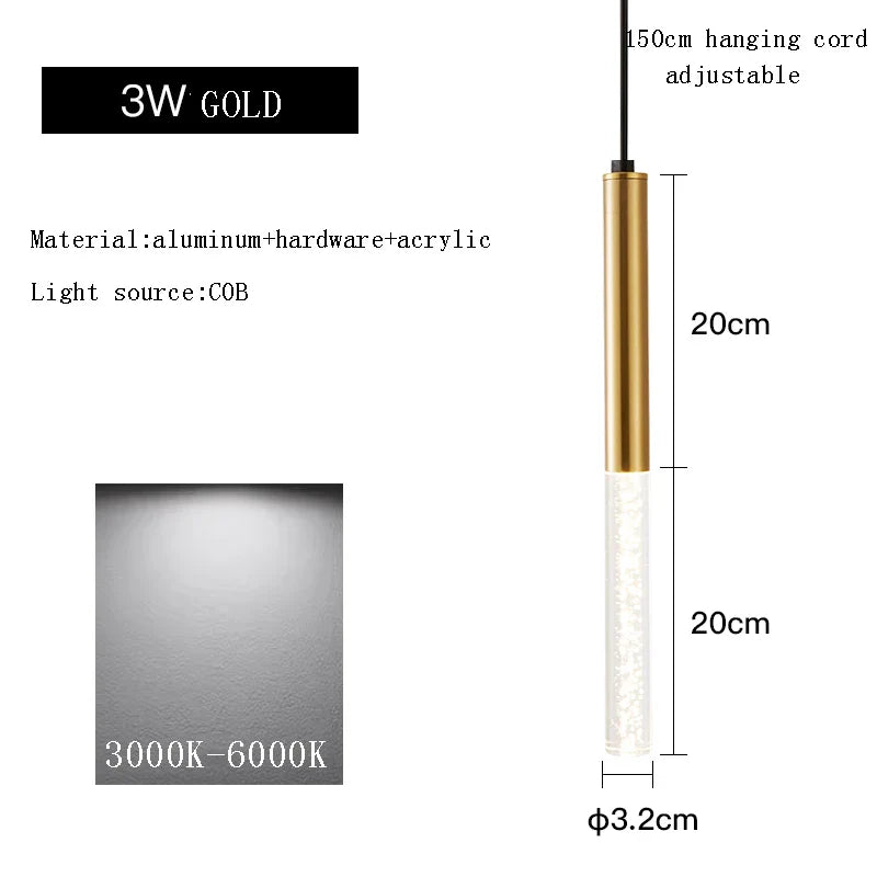 Afralia™ Black Cylinder Pendant Lights for Modern Kitchen Island and Dining Table