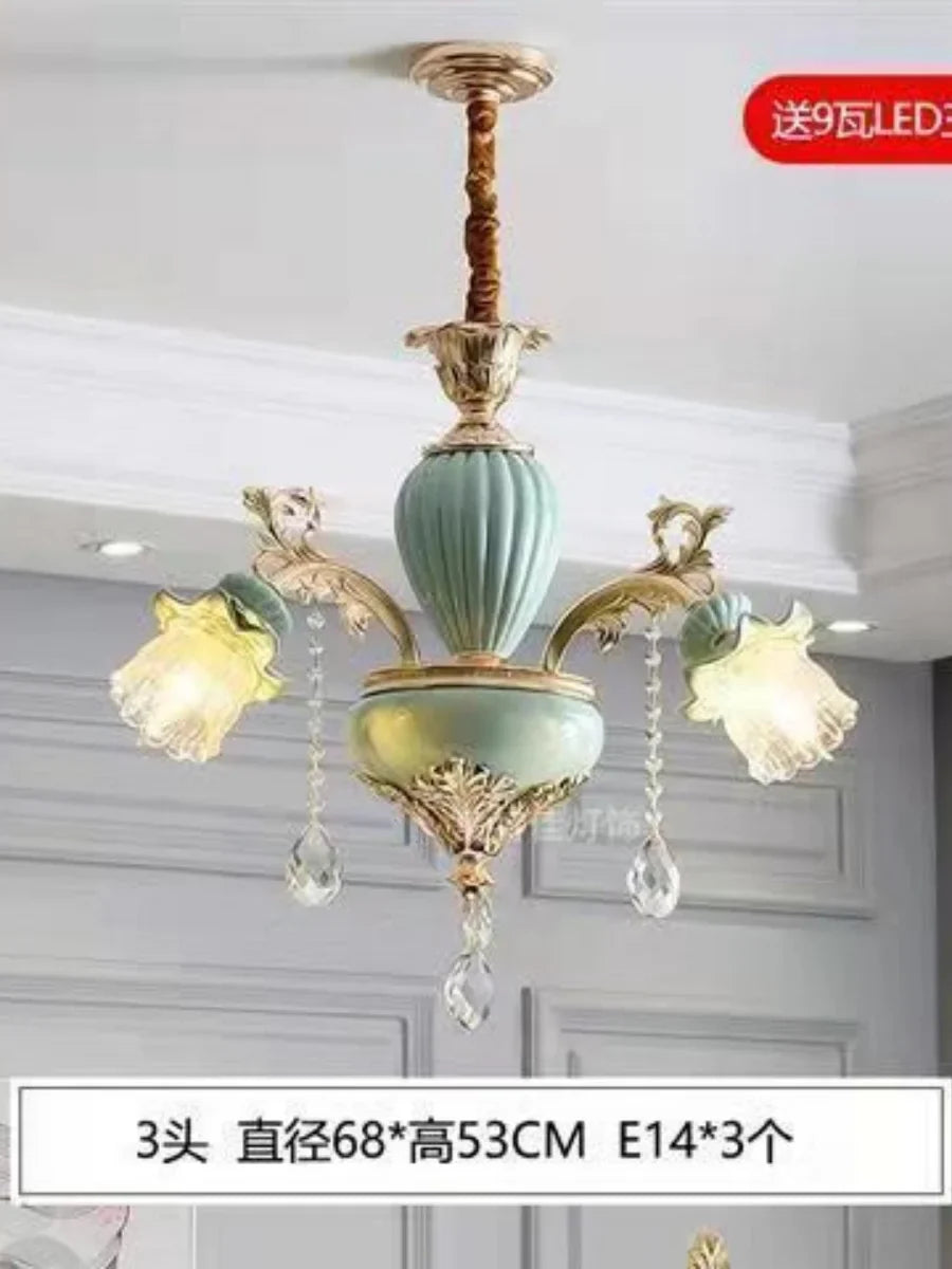 Afralia™ Crystal Chandelier: Modern Nordic Bedroom Living Room Lighting Home Decor