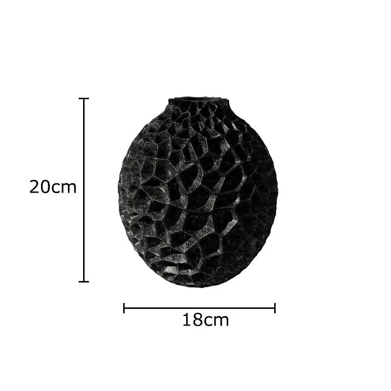 Afralia™ Honeycomb Texture Vase for Artificial Flower Arrangement