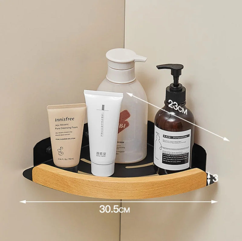 Afralia™ Triangular Bathroom Shelf for Storage and Organization