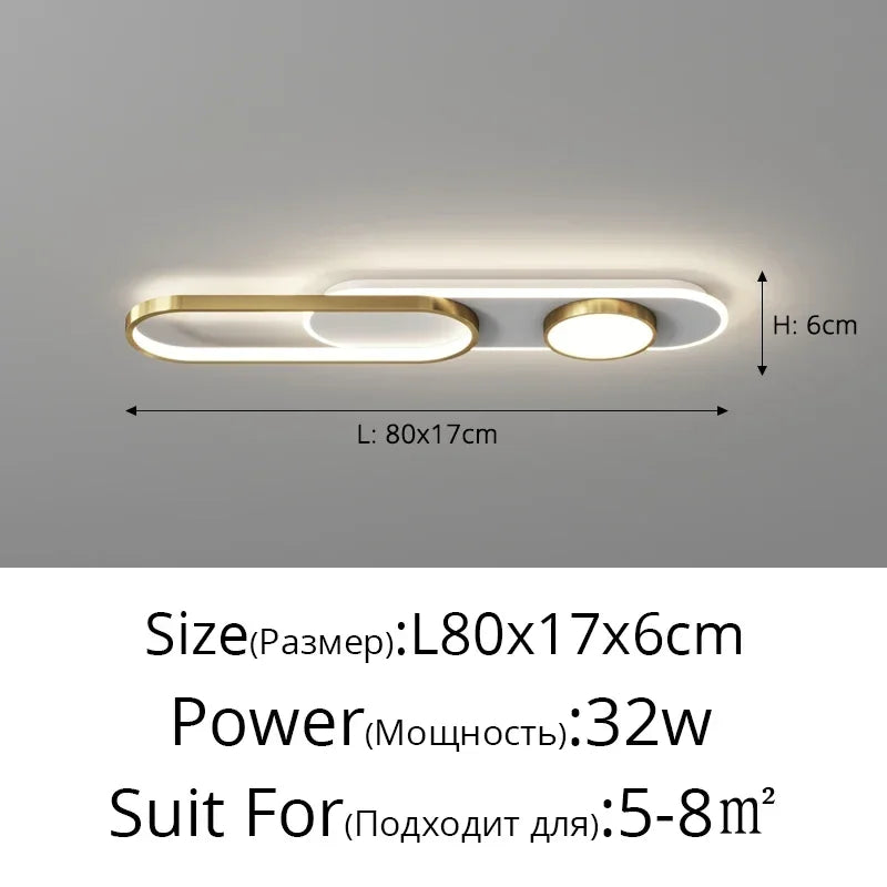 Afralia™ Nordic LED Ceiling Light for Modern Indoor Home Decor