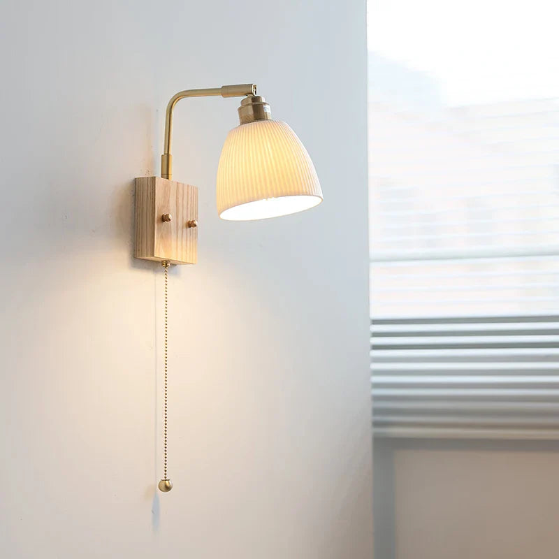 Afralia™ Ceramic LED Wall Sconce Rotatable Modern Vanity Light