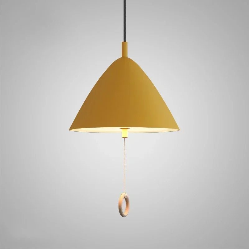 Afralia™ Designer Pendant Light for Dining Room & Bedroom, Pull Switch E27 Fixture