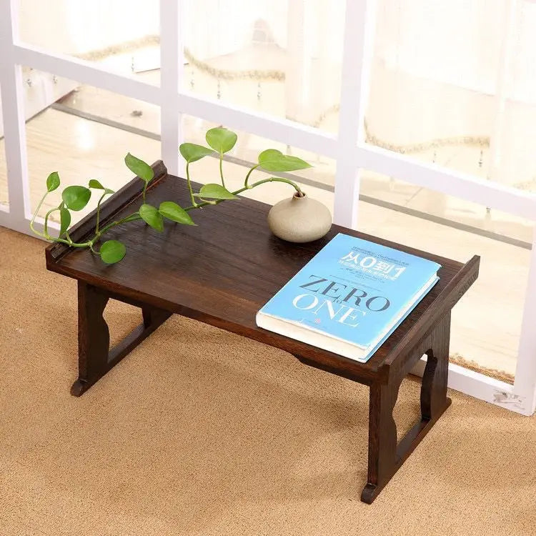 Afralia™ Antique Chinese Style Solid Wood Table for Hanfu Shoots & Tea Time