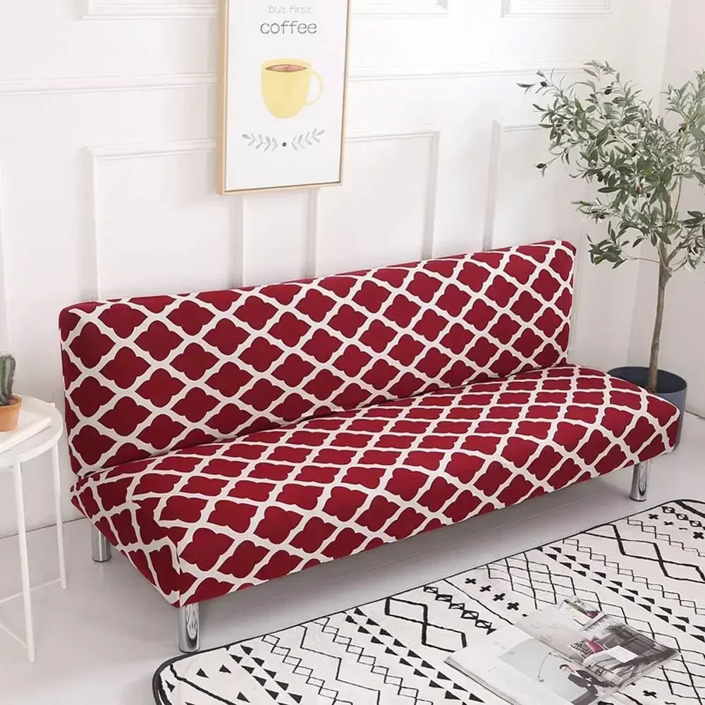 Afralia™ Print Futon Sofa Cover Slipcover for Couch Case