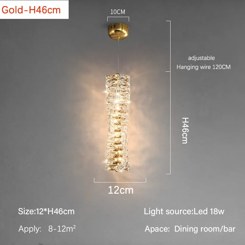 Afralia™ Crystal LED Ceiling Chandelier: Modern Luxury Living Room Wall Lamp