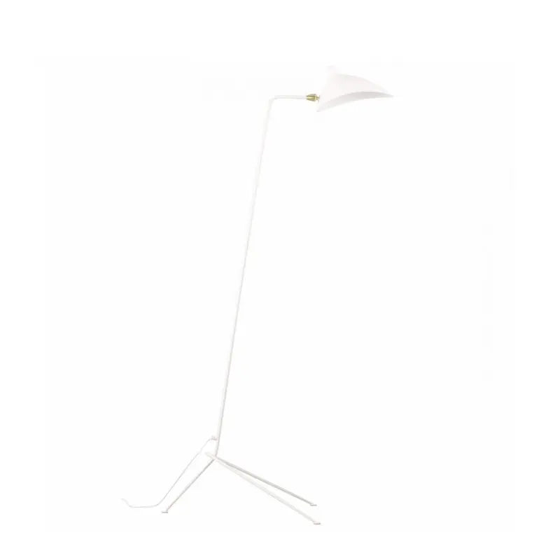 Afralia™ Black Serge Mouille Tripod Floor Lamp - Loft Industrial Standing Lamp